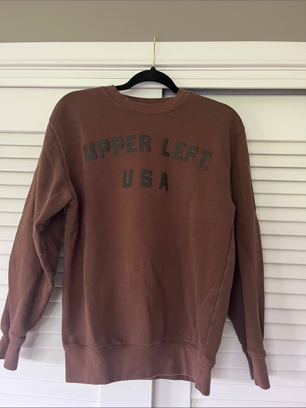 Crewneck Sweatshirt - Brown